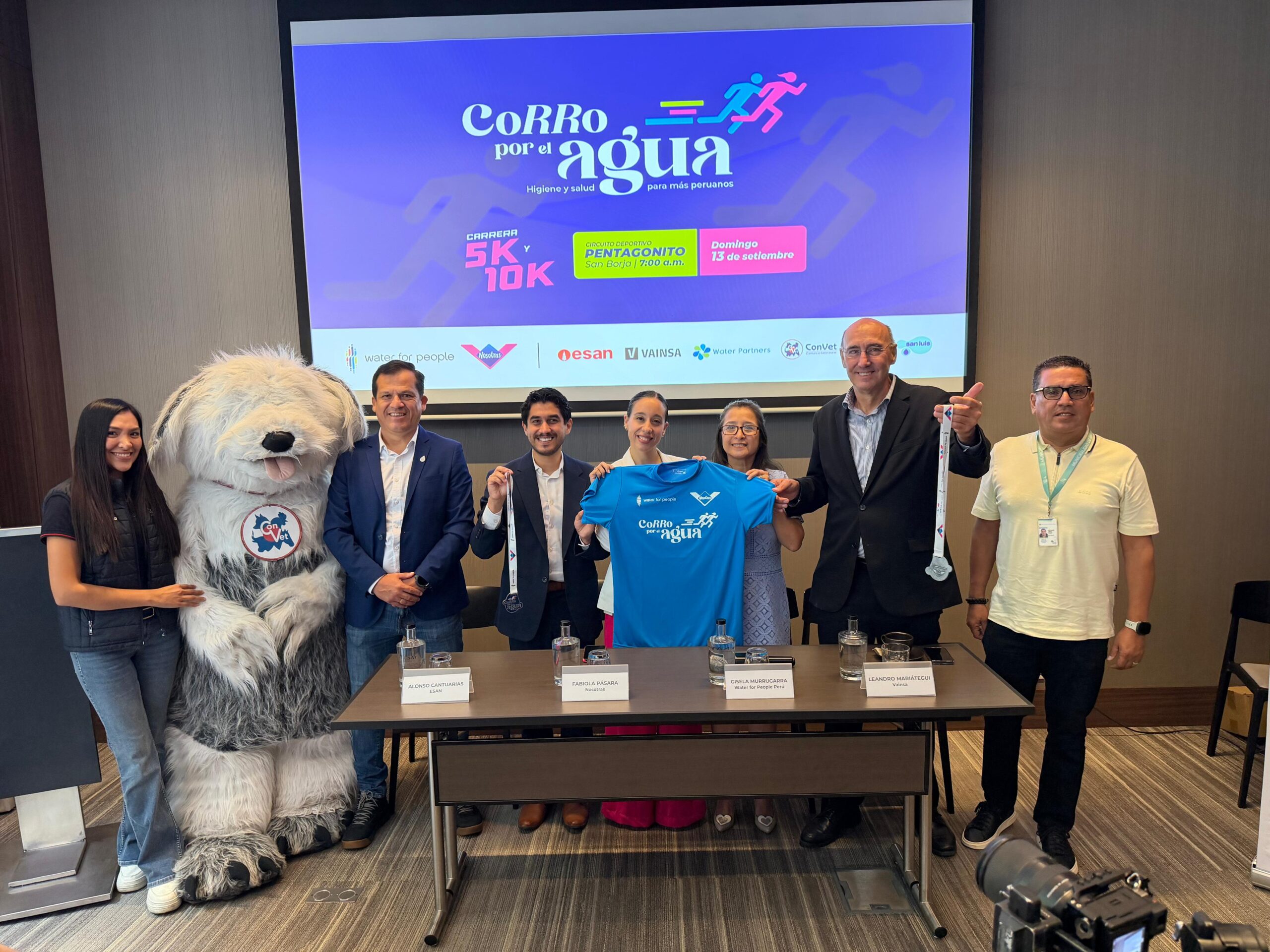 Carrera solidaria mejorará el acceso a agua potable y saneamiento a familias y escuelas de comunidades rurales del país