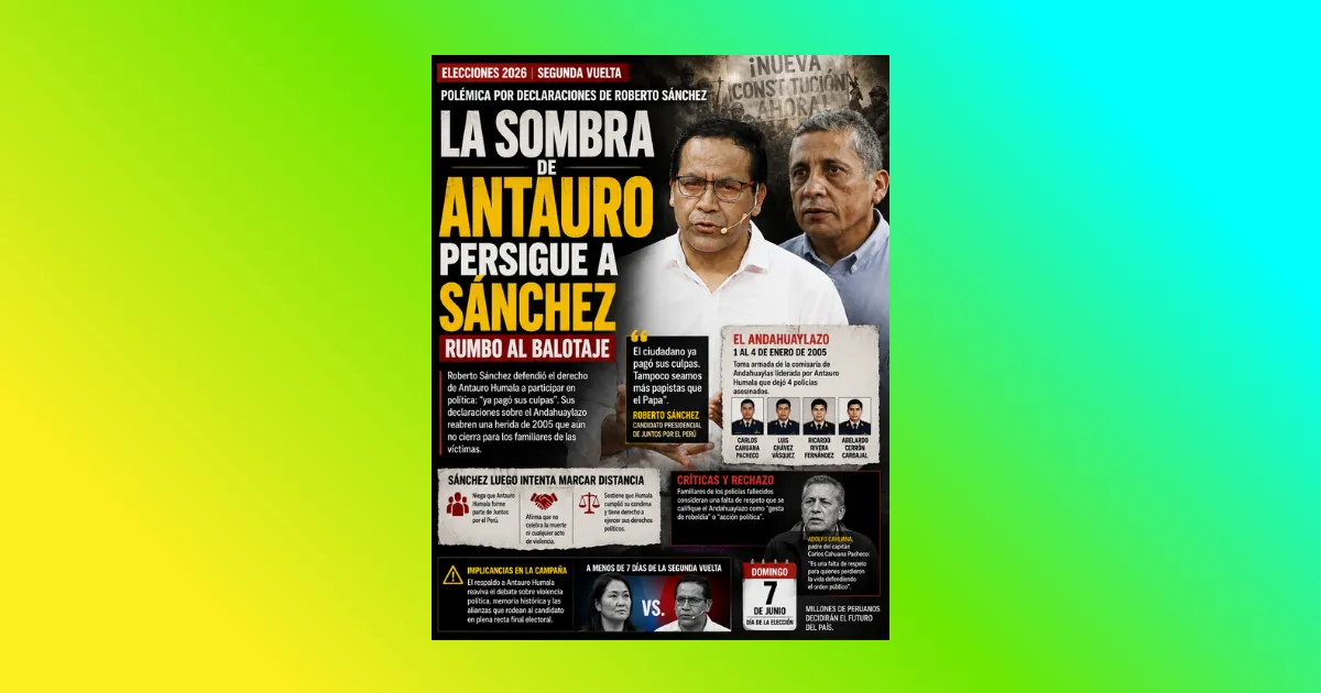 La sombra de Antauro persigue a Sánchez rumbo al balotaje
