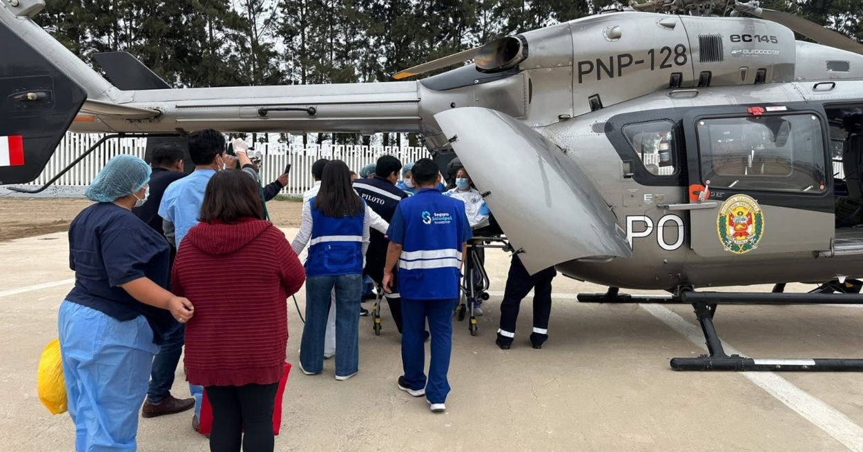 Saludpol realizó más de 70 traslados aeromédicos que salvaron la vida de sus beneficiarios