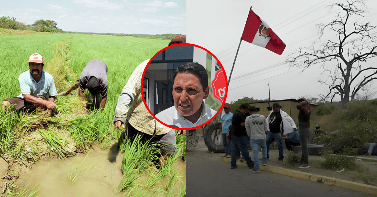 Arroceros de Piura advierten radicalización de paro y rechazan reunión del Ejecutivo con otros dirigentes: "No estamos contentos"