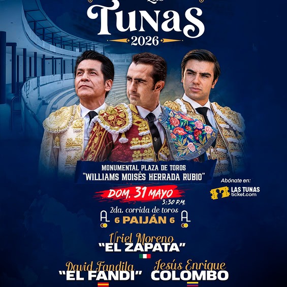 La Feria Taurina de Las Tunas 2026 alista un cierre monumental este 31 de mayo en Cieneguilla
