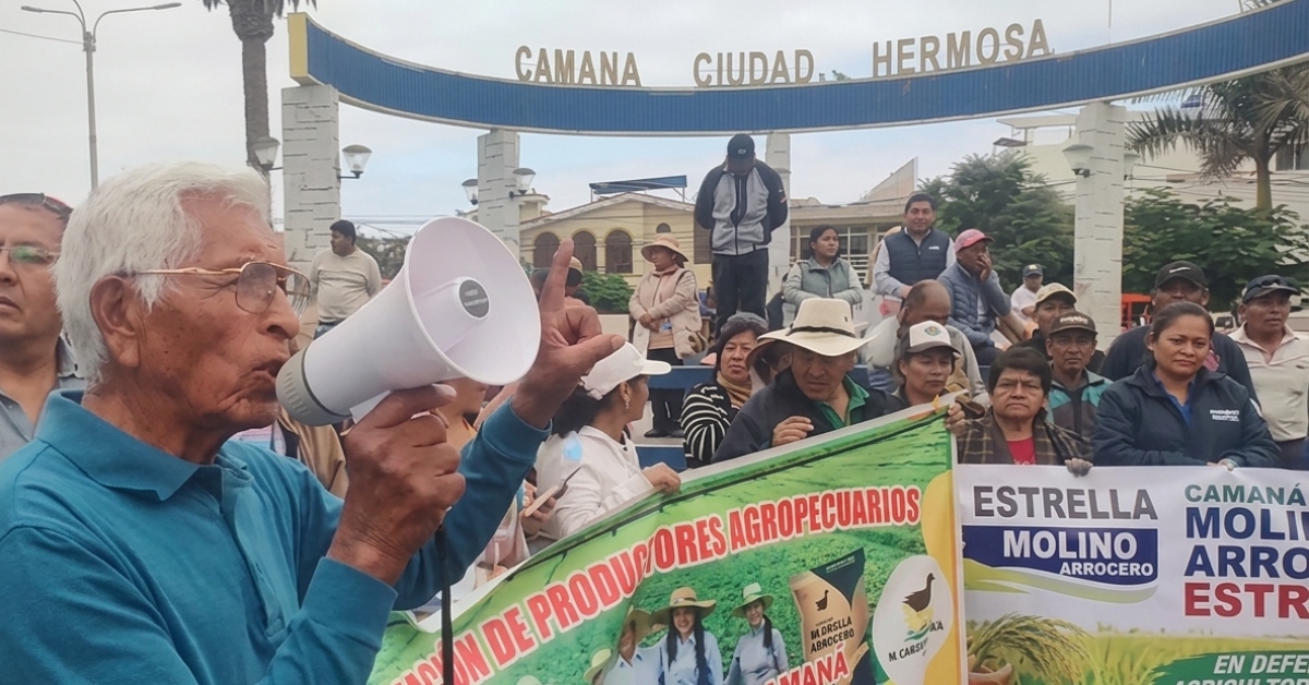 Paro agrario en Perú: Arroceros continúan protesta en el país por bajos precios e ingreso de cereales del extranjero