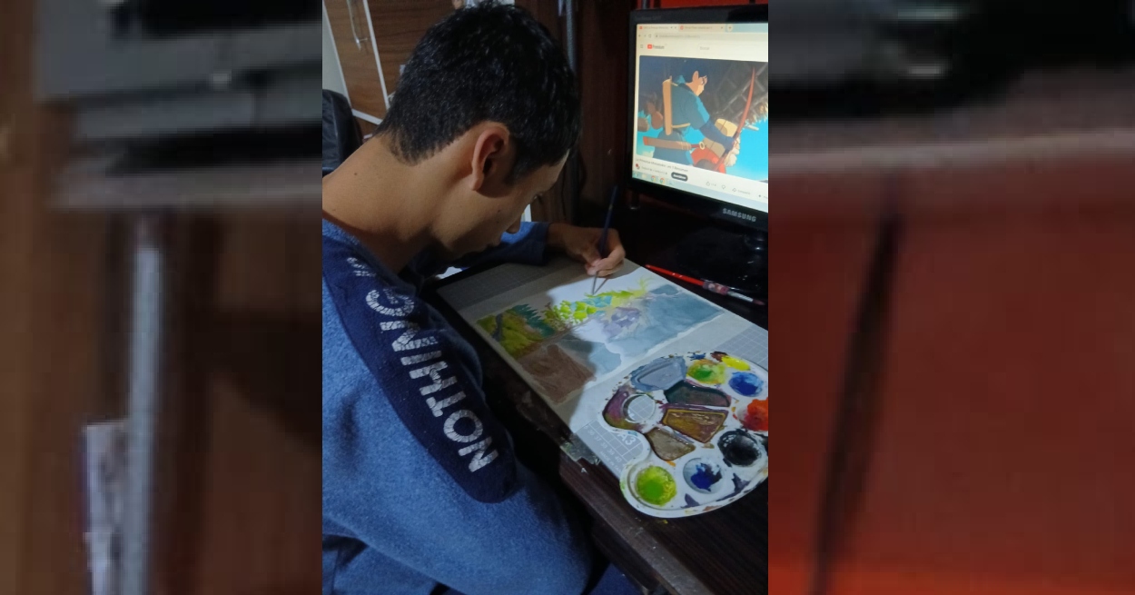 Cajamarca: hijo de trabajador judicial de Chota obtiene segundo puesto en concurso nacional de dibujo en del Poder Judicial