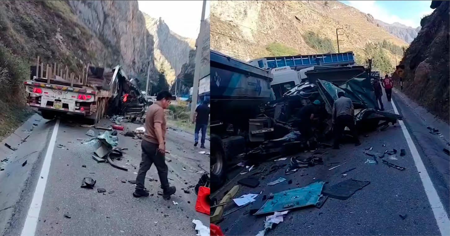 Carretera Central: Múltiple choque deja más de 10 heridos y bloquea el tránsito en el kilómetro 96