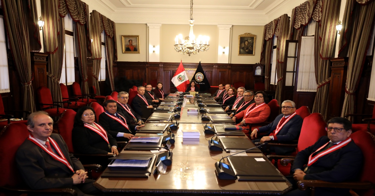 Sala Plena de la Corte Suprema respalda a presidenta del Poder Judicial en defensa de la independencia institucional