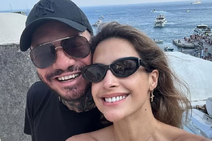 Milett se reencontró con Tinelli en Miami