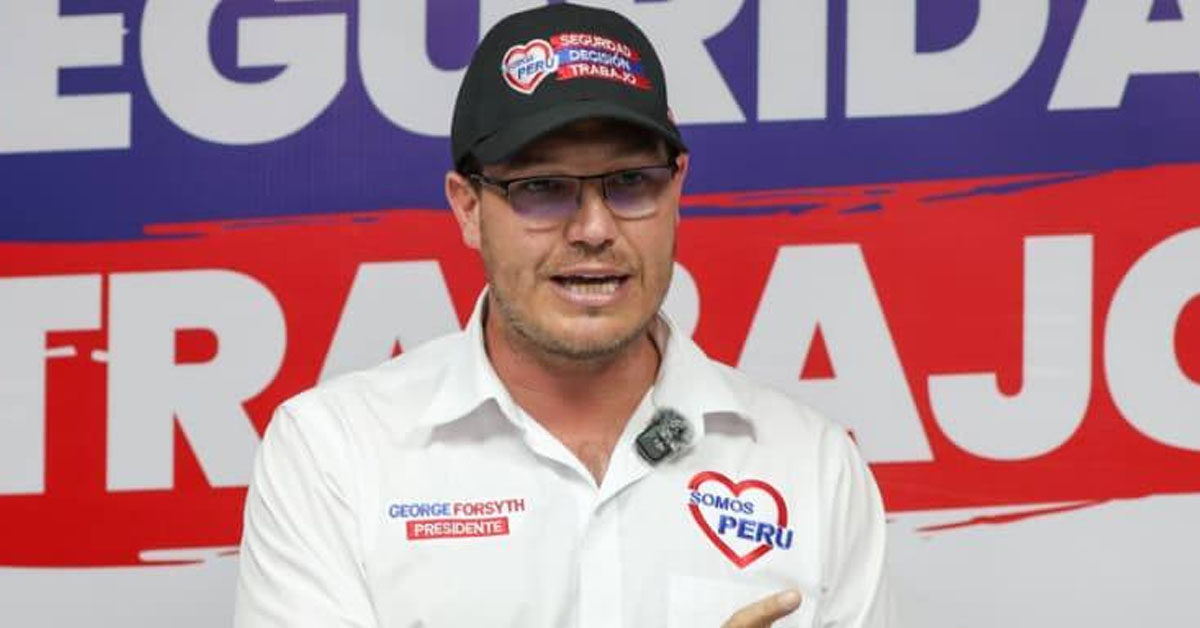 George Forsyth descarta postular en las elecciones municipales de octubre: "Estoy enfocado en mi familia"
