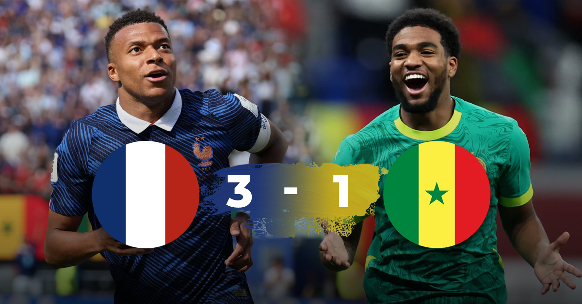 Con doblete de Mbappé: Francia vence 3-1 a Senegal en el Mundial 2026 con un final electrizante