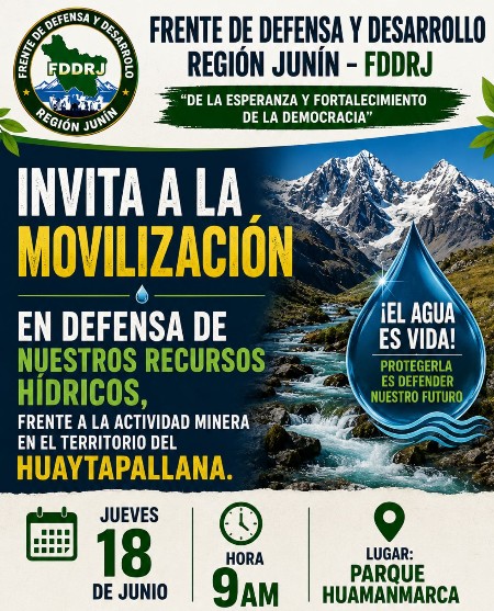 Marcharán hoy para preservar Huaytapallana