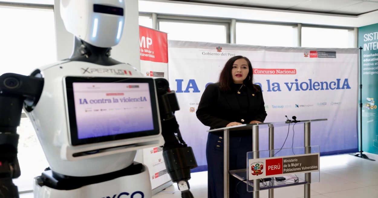 MIMP lanza primer concurso nacional de innovación con inteligencia artificial para prevenir la violencia de género