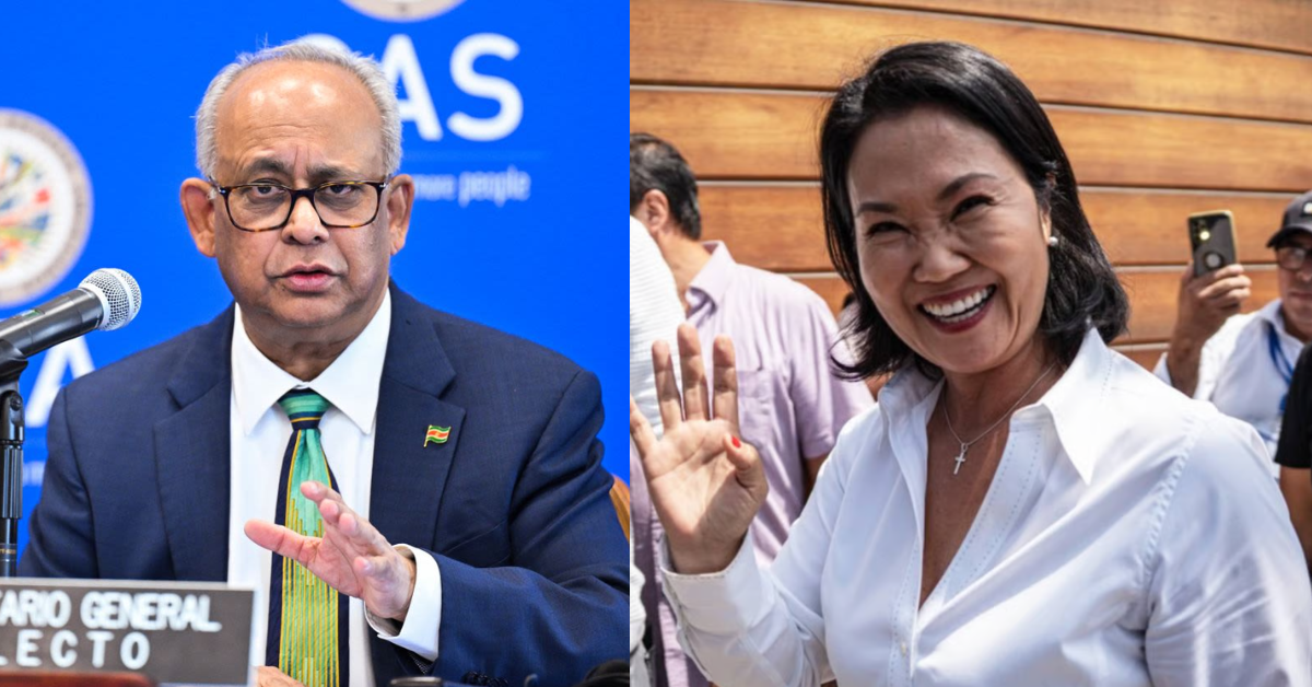 Secretario general de la OEA felicita a Keiko Fujimori por resultados oficiales que la nombran como virtual presidenta electa