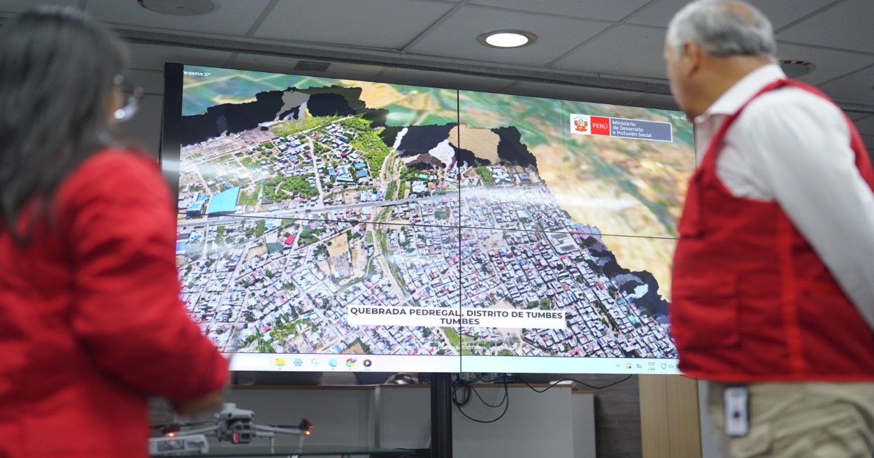 Drones y herramientas de análisis geoespacial del Midis enriquecen toma de decisiones para proteger a las poblaciones vulnerables