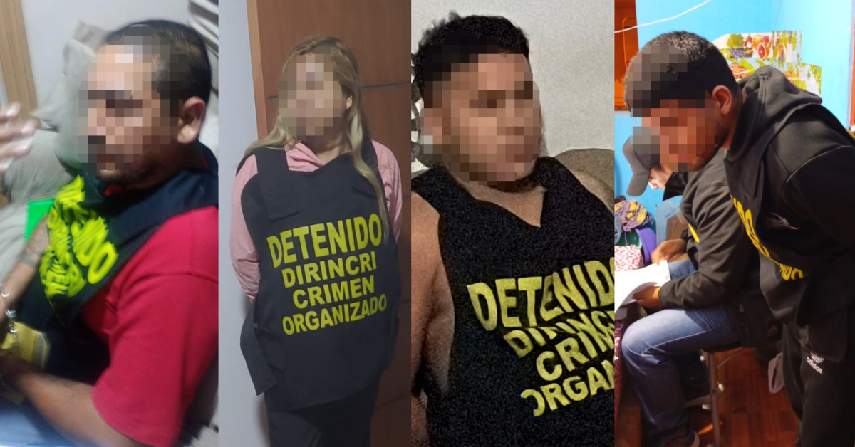 PNP detiene a 18 personas en megaoperativo: Se dedicarían a extorsionar a transportistas