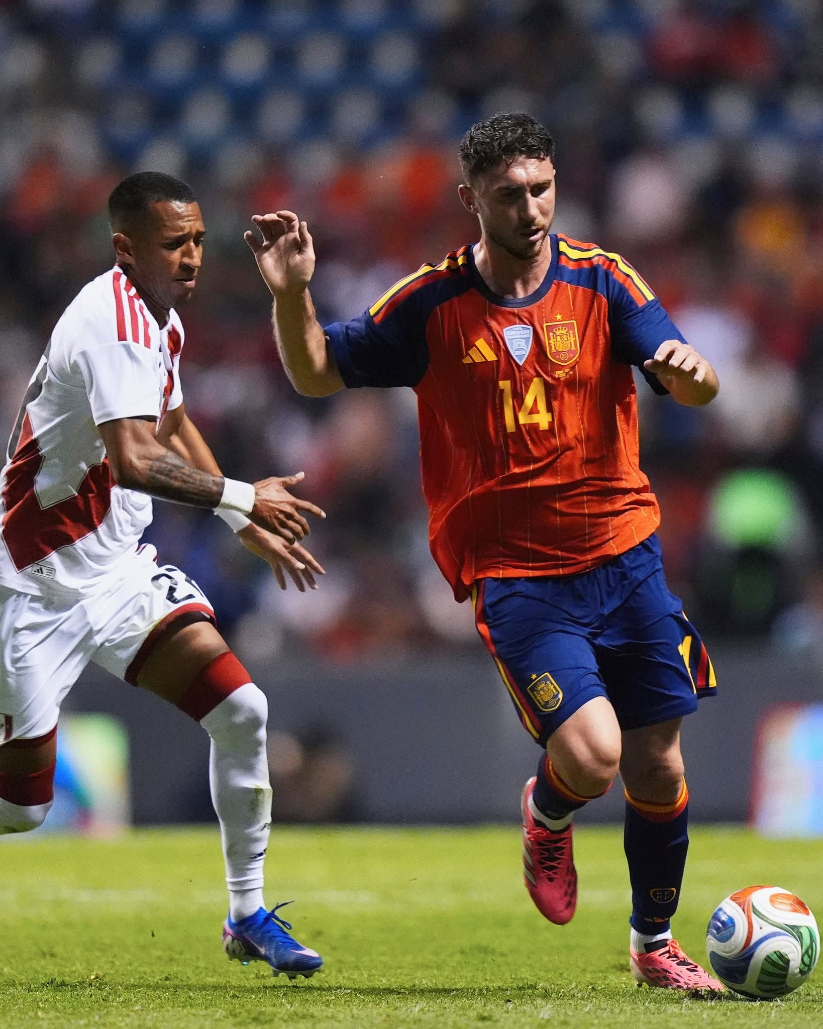 Selección Peruana cayó ante España 3-1 en segundo amistoso realizado en Puebla-México