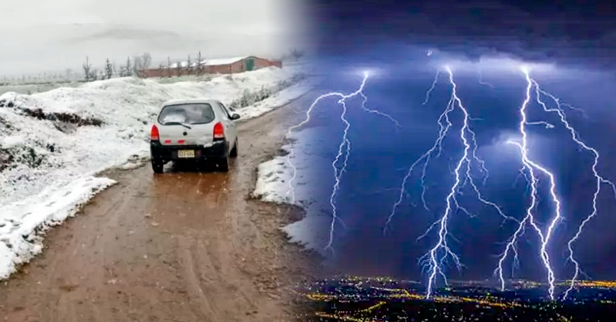Senamhi advierte INTENSO fenómeno meteorológico en 21 regiones del Perú durante las próximas 24 horas