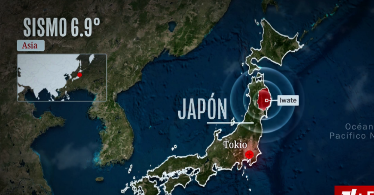Terremoto de 6.9 sacude el norte de Japón: ¿Se activa alerta de tsunami en Perú?