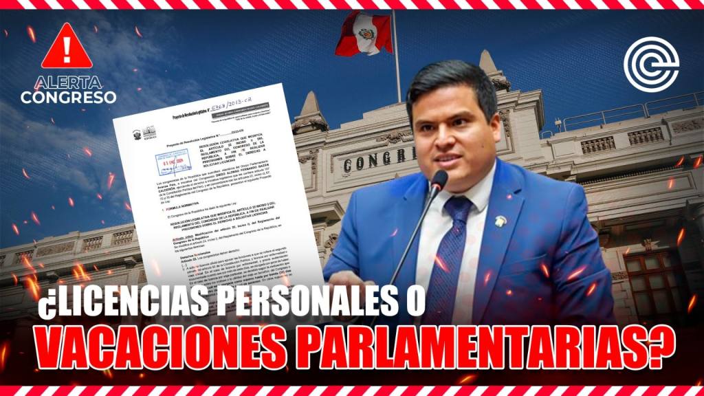 &iquest;Licencias personales o  vacaciones parlamentarias?