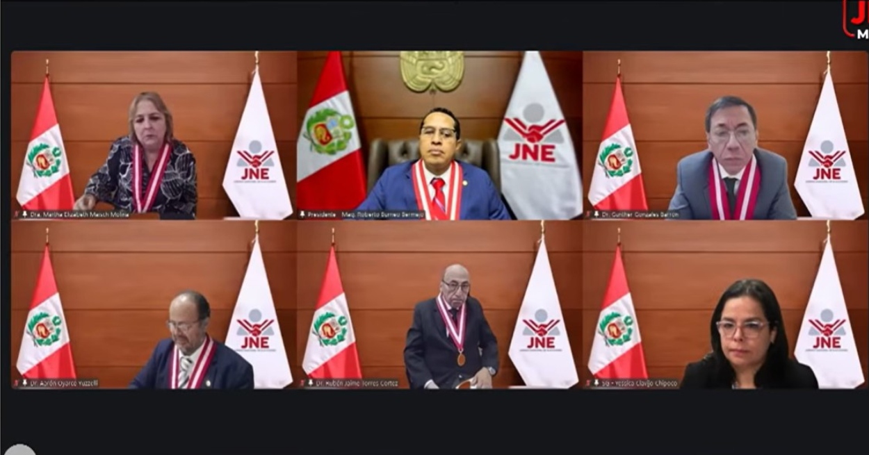 Pleno del JNE resolvió 42 expedientes vistos en primera audiencia de hoy