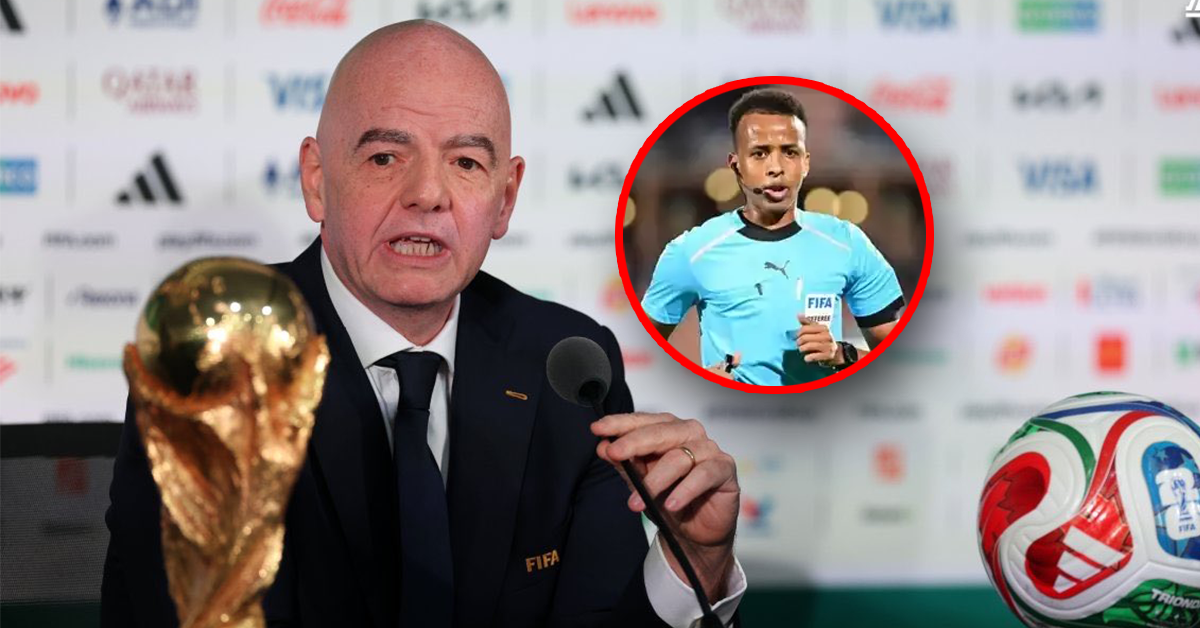 Gianni Infantino se pronuncia sobre el árbitro somalí expulsado de EE.UU.: "Es lamentable, pero hay que estar chill"
