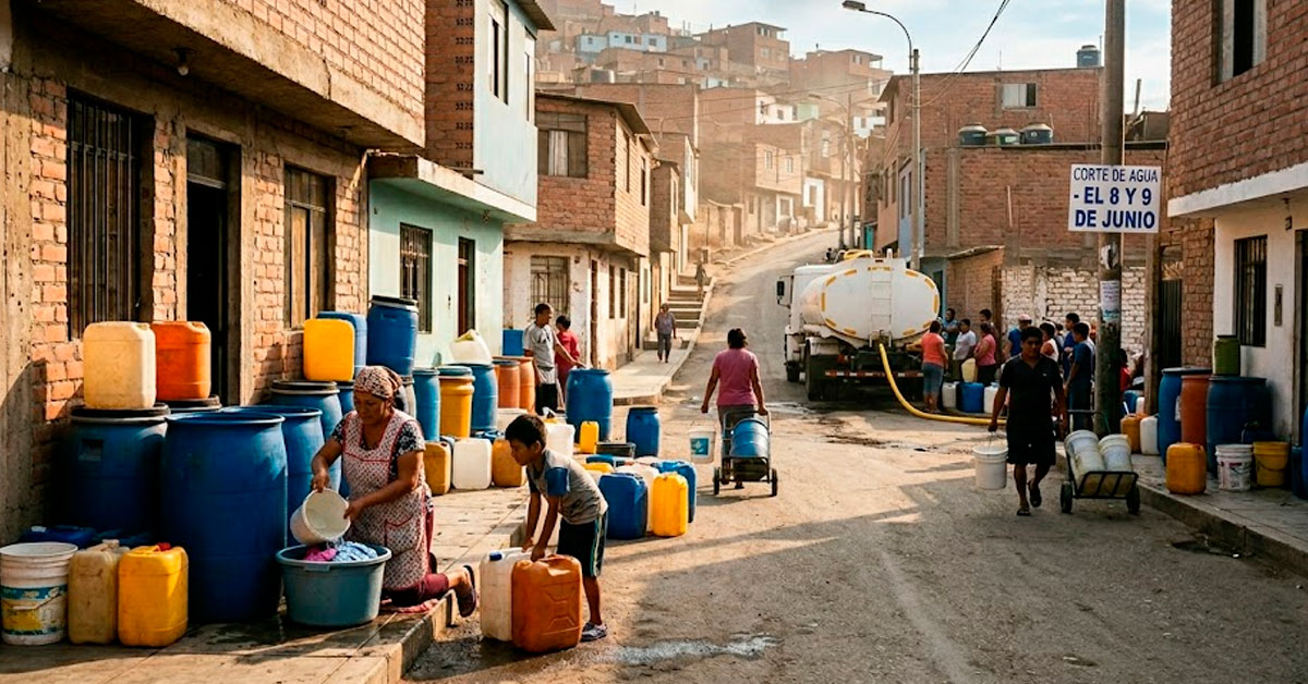 Corte de agua en Lima el 8 y 9 de junio: Lista de distritos afectados y horario de suspensión, según Sedapal