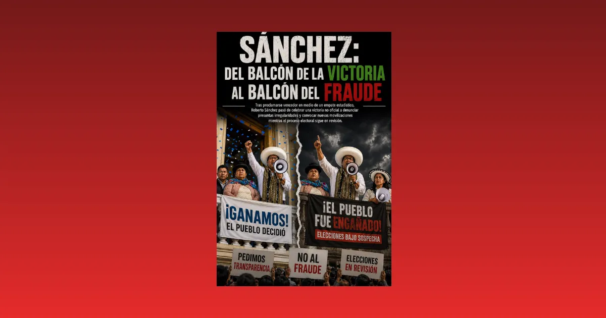 SÁNCHEZ: DEL BALCÓN DE LA VICTORIA AL BALCÓN DEL FRAUDE