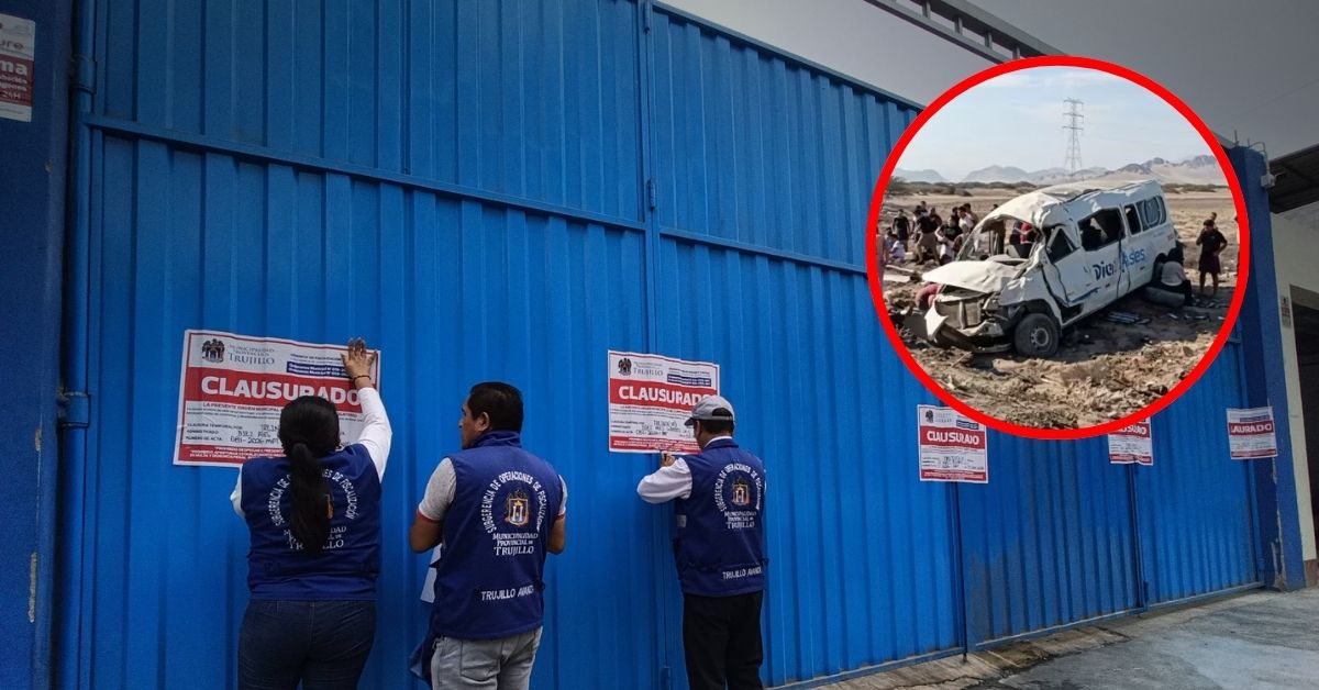 Cancelan ruta y clausuran terminal de la empresa "Diez Ases" tras accidente en la provincia de Pacasmayo