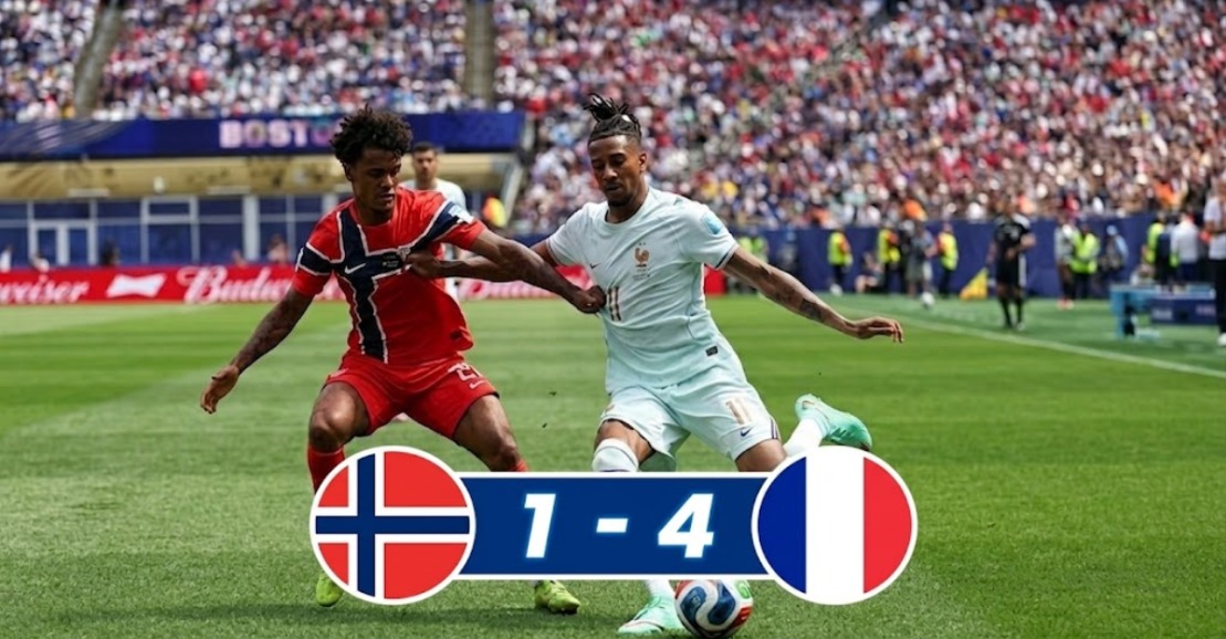 Francia derrota 4-1 a Noruega: Dembélé brilla con un triplete y lidera la clasificación