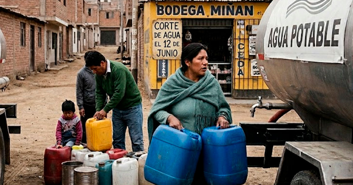 Corte de AGUA el 12 de junio en distritos de Lima: Zonas y horarios, según Sedapal