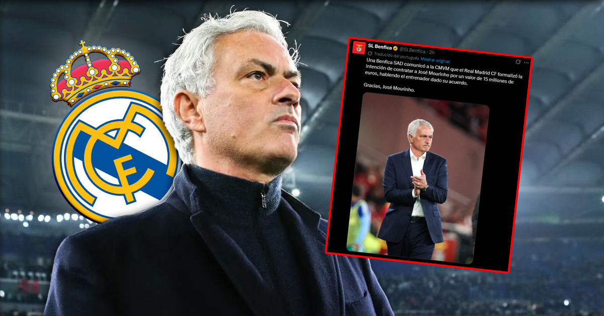 José Mourinho: Benfica confirma salida del técnico y su retorno al Real Madrid tras pago de 15 millones de euros