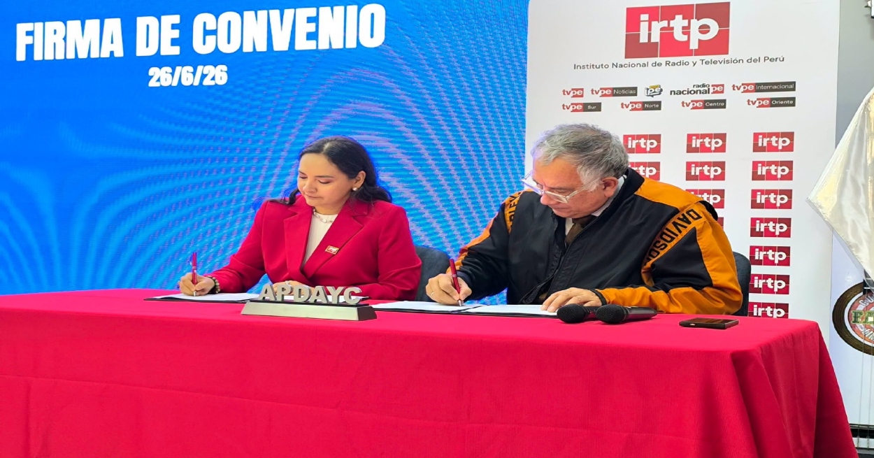 IRTP y Apdayc suscriben convenio para difundir la música peruana