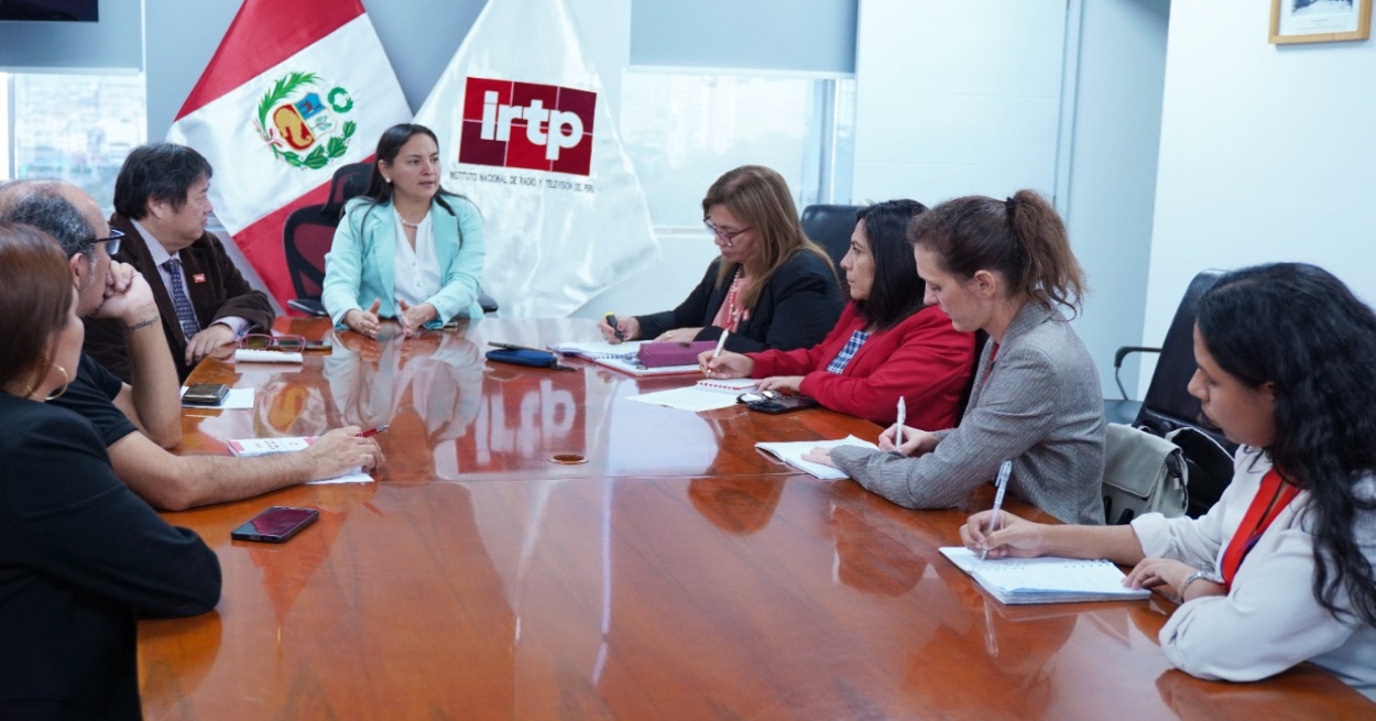 Jefa del IRTP se reúne con representantes de la Misión de Observación Electoral de la Unión Europea