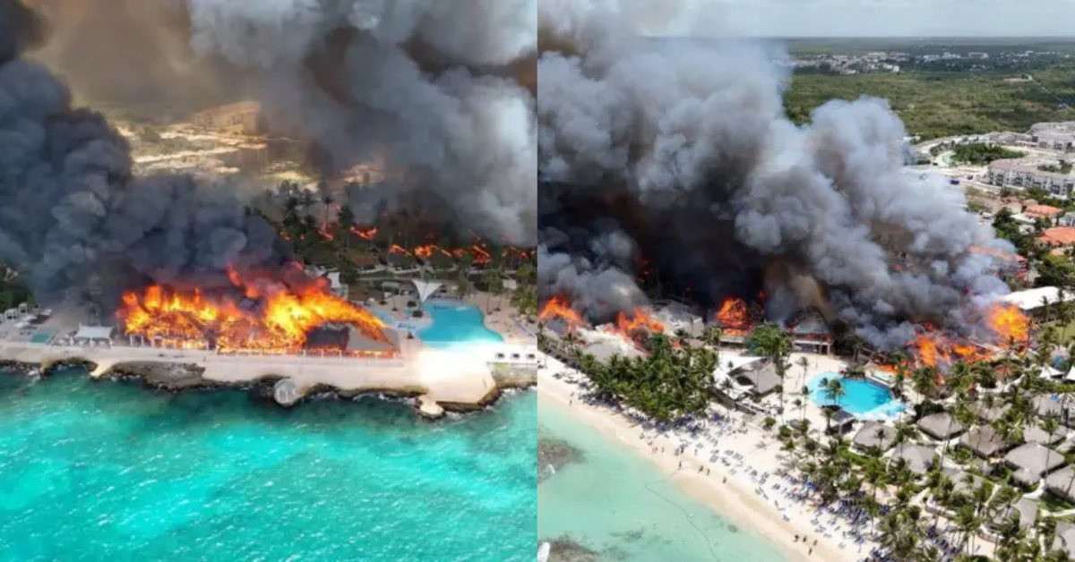 República Dominicana: Incendio en exclusivo resort deja una turista muerta y más de 1.700 evacuados
