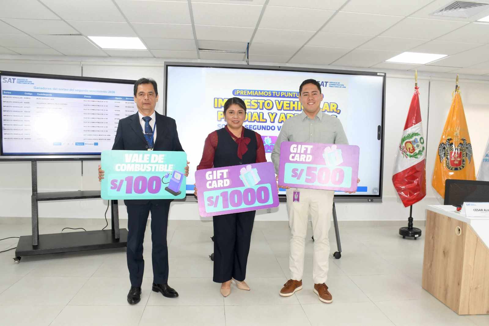 Premian a los vecinos puntuales