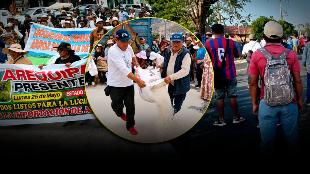 Paro arrocero: bloqueos en 9 regiones