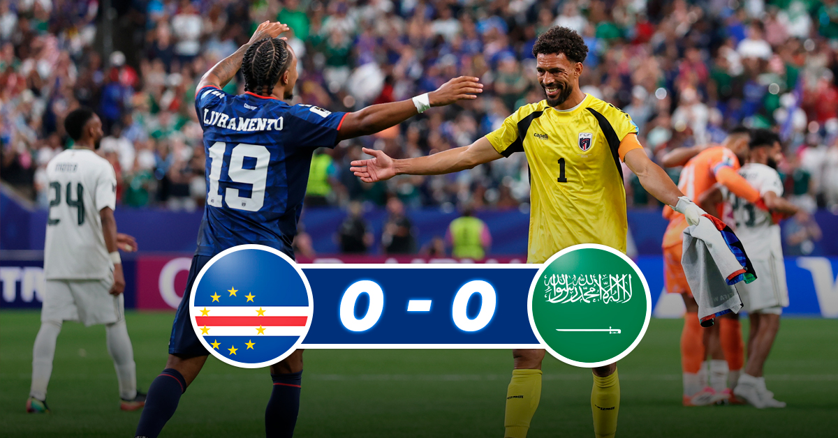 Cabo Verde hace historia tras empate con Arabia Saudita y logra clasificar a dieciseisavos del Mundial 2026
