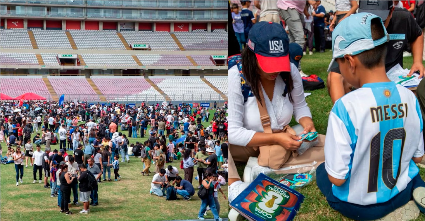 Mundial 2026: Estadio Nacional abre sus puertas para intercambio de figuritas de Copa del Mundo