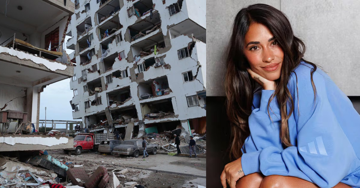 Terremotos en Venezuela: Antonela Roccuzzo se pronuncia con gesto en favor de los afectados por los desastres