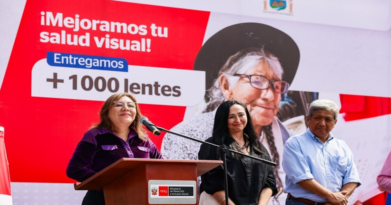Más de 1000 lentes gratuitos fueron entregados por el Midis a poblaciones vulnerables de San Martín de Porres