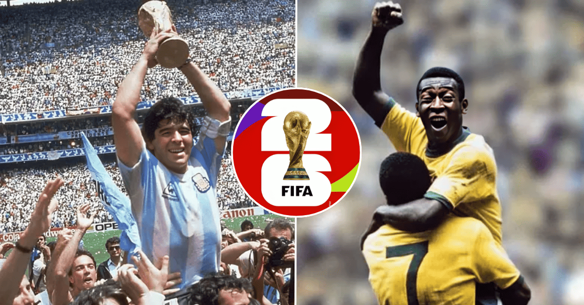Diego Armando Maradona y Pelé serán homenajeados por la FIFA en la apertura del Mundial 2026