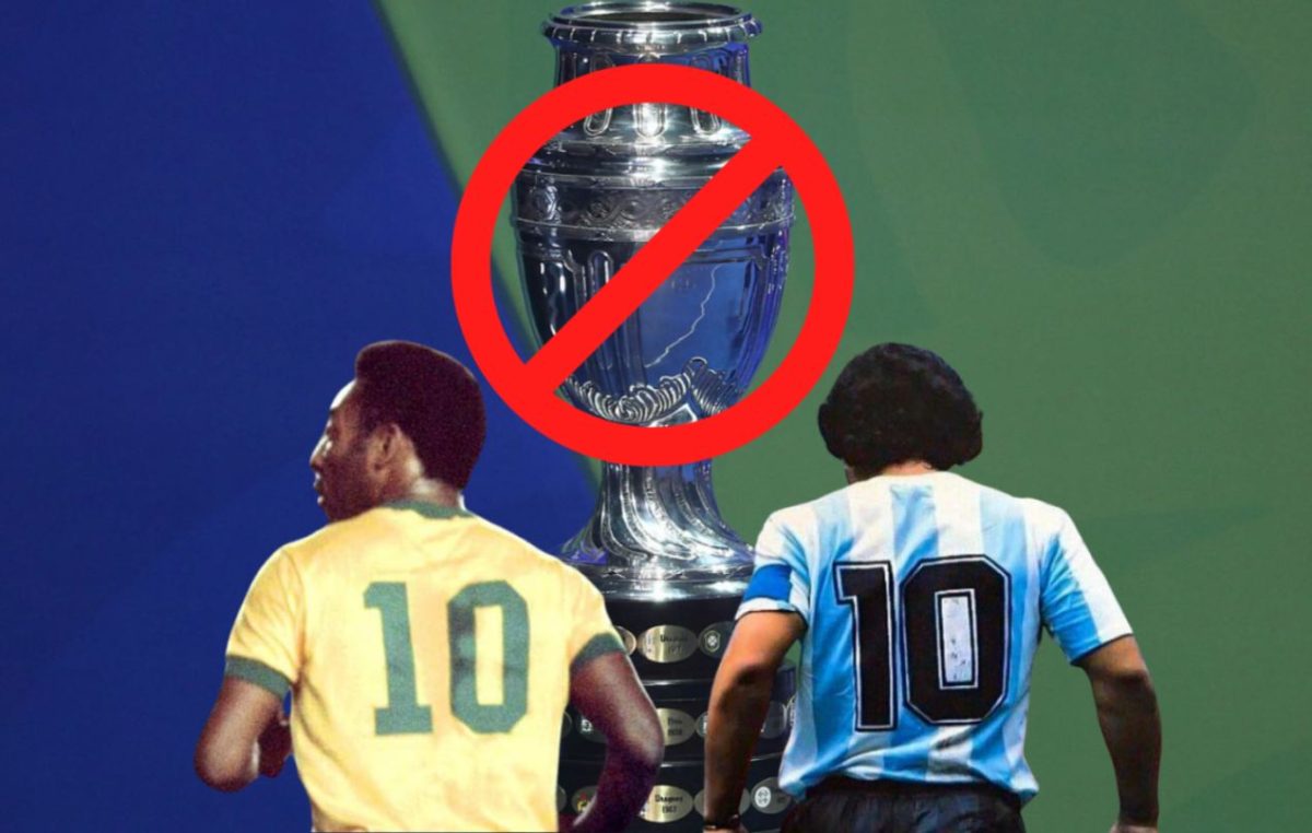 Diego y Pelé jamás  ganaron una Copa América en su vida