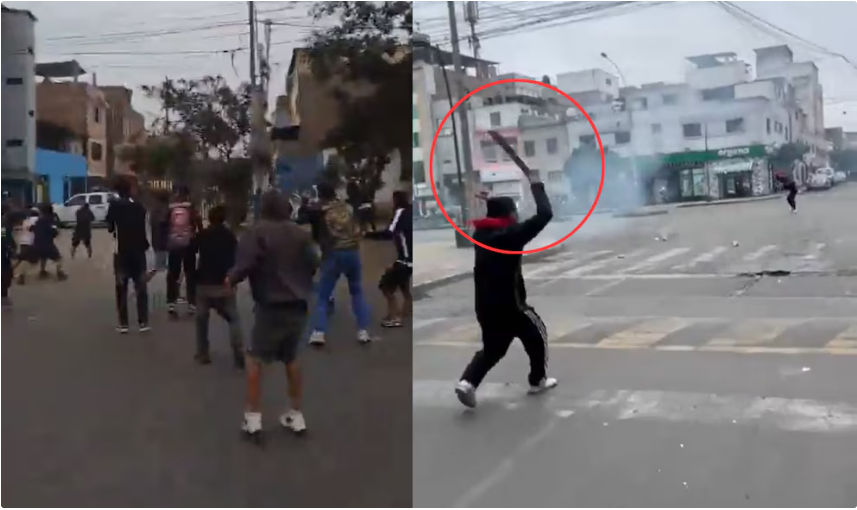 Dos menores baleados y cinco adultos heridos por barras bravas