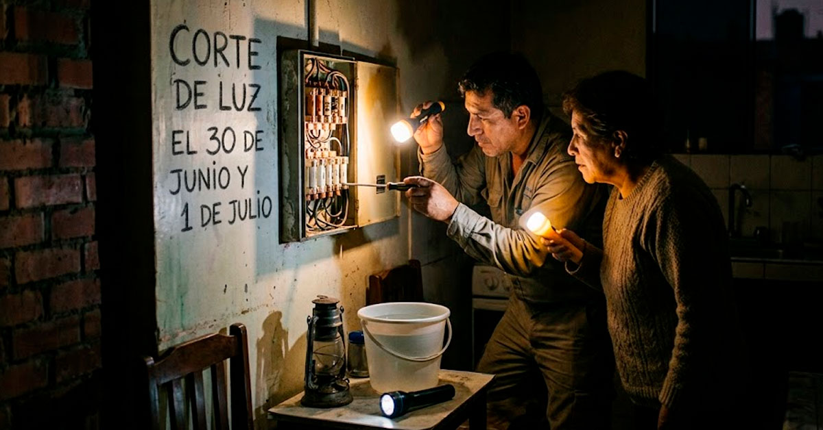 Corte de LUZ en Lima y Callao el 30 de junio y 1 de julio: Horario y distritos sin electricidad