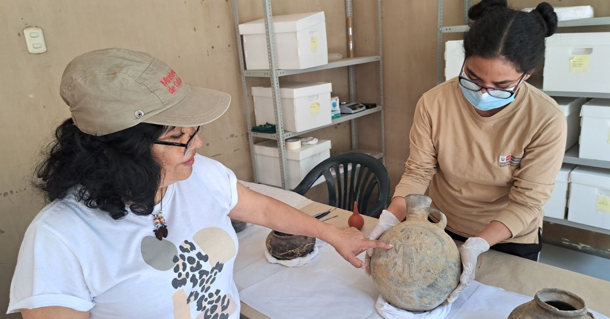 Lambayeque: Hallan en Complejo Arqueológico de Túcume 5 nuevos fardos funerarios