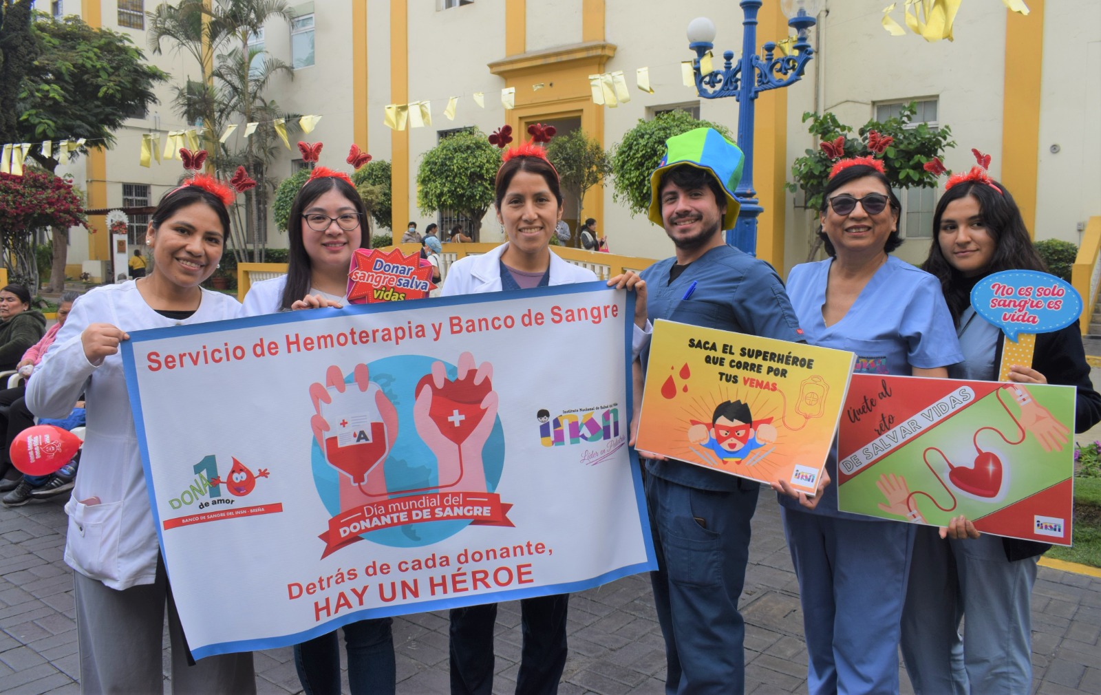 INSN Breña: solo 2 de cada 10 donaciones de sangre son voluntarias en el Perú