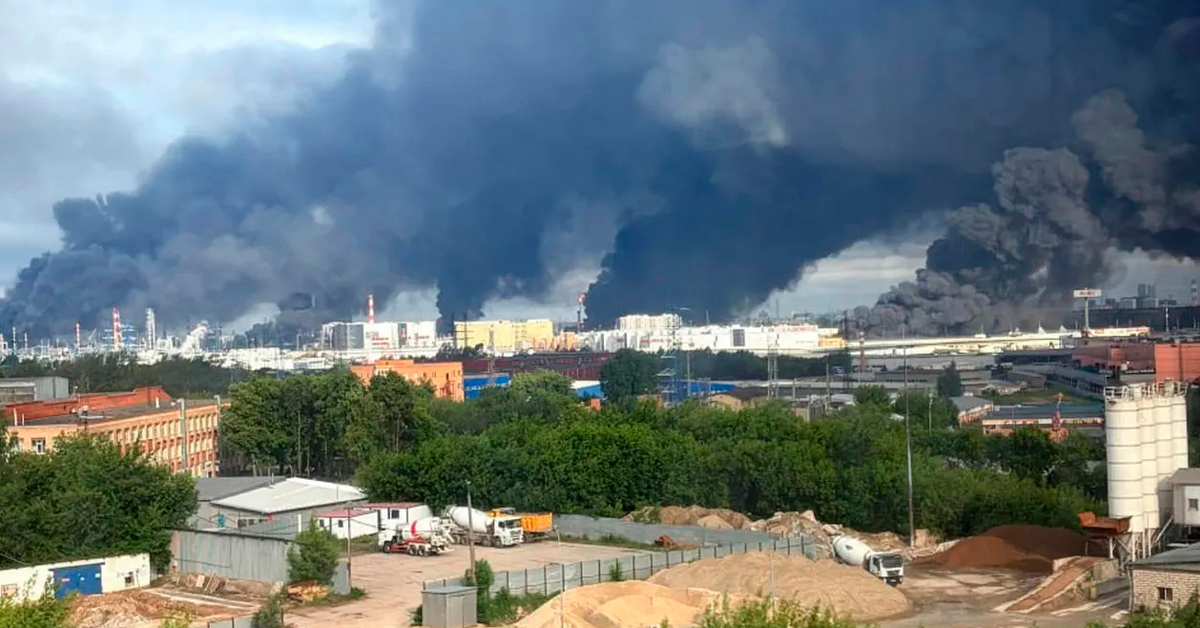 Moscú es atacada con cientos de drones ucranianos: Su principal planta de refinería de petróleo resultó afectada