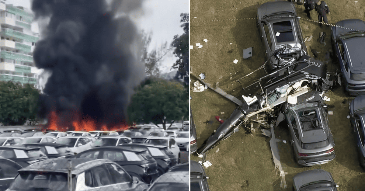 Trágico accidente aéreo: Al menos seis personas fallecen tras fuerte colisión entre dos helicópteros