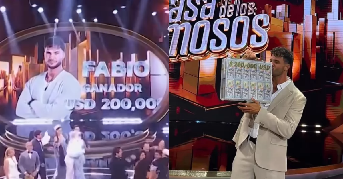 Fabio Agostino GANÓ 'La Casa de los Famosos': ¿Cuánto dinero se llevó el exintegrante de 'Esto es Guerra'?