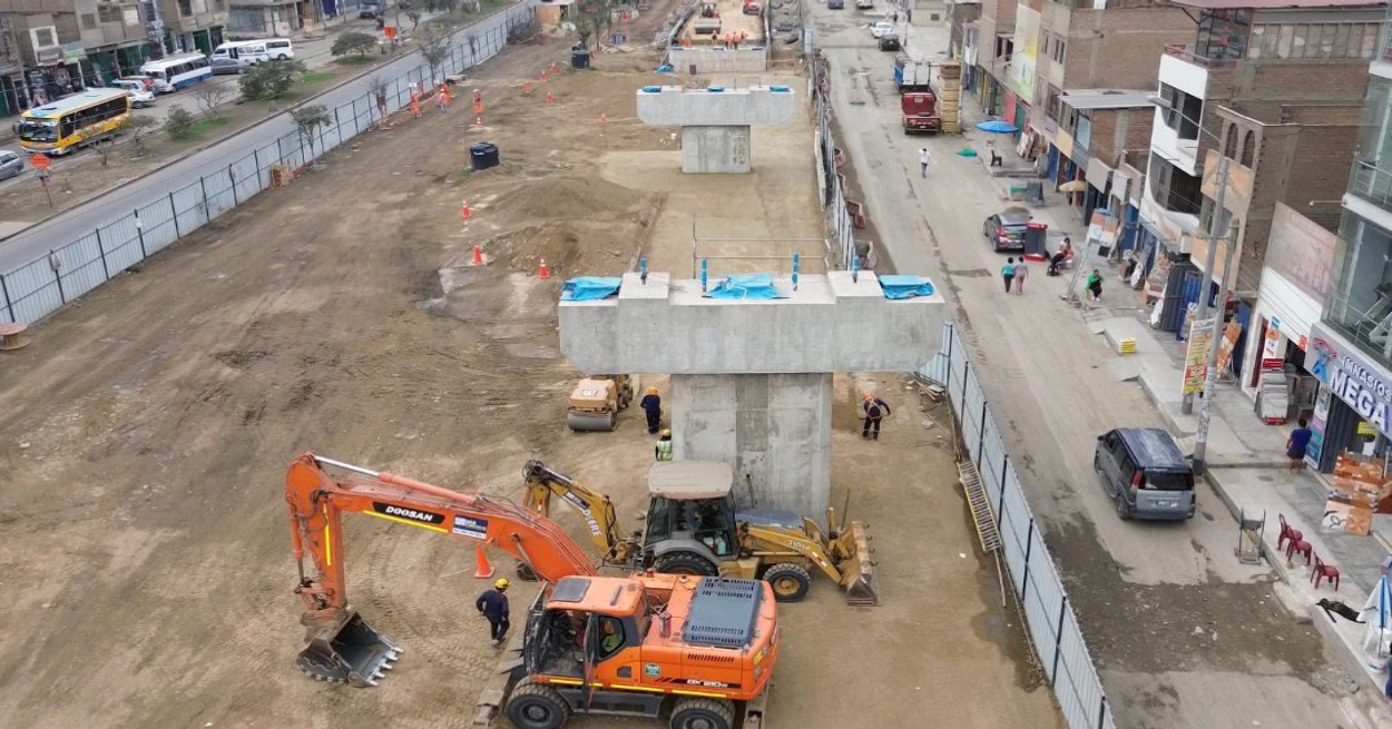 La vía más importante de San Juan de Lurigancho avanza con moderna tecnología sísmica