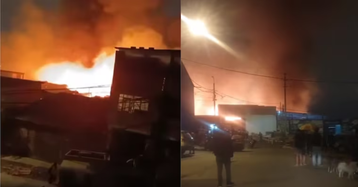 Incendio en VMT: Siniestro en taller de madera afecta a al menos 16 casas de la zona