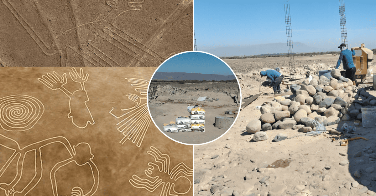 Detienen a 7 personas por realizar excavaciones ilegales en el Área de Reserva Arqueológica Líneas y Geoglifos de Nasca
